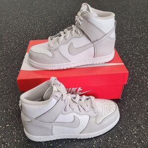 Nike Dunk High PS Vast Grey Kids Size 11C Gray Whi